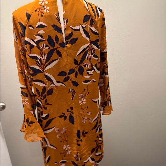 Ana Taylor Print Mustard Dress - Picture 5 of 6